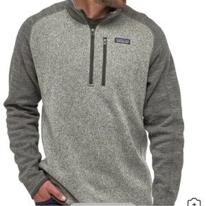 Patagonia Gray Quarter-Zip Pullover